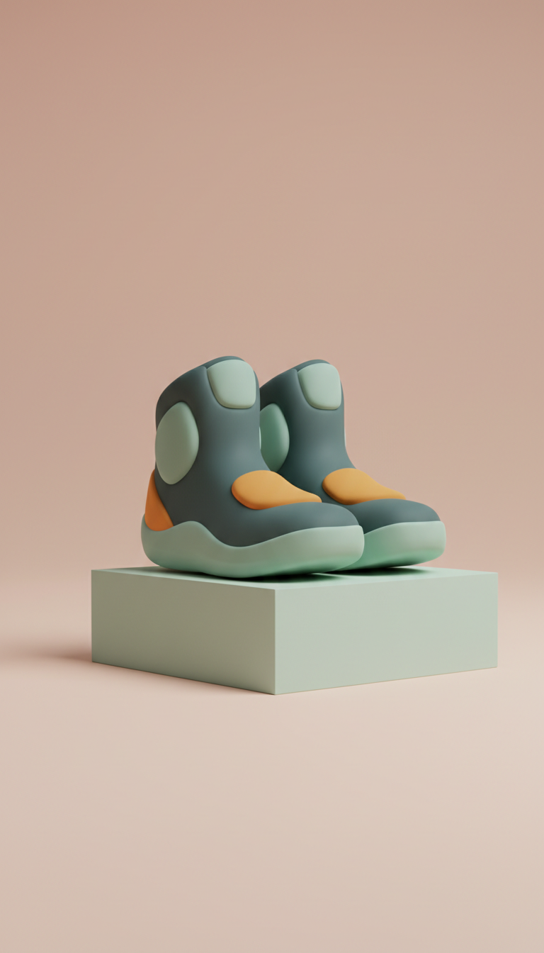 Minimalist Branded Packaging in Soothing Colors