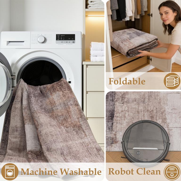 Flanel G24087 Beige/ Brown - 80x150cm