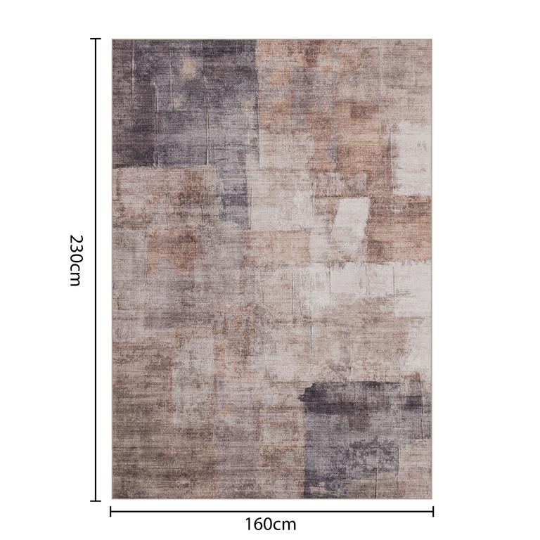 Flanel G24087 Beige/ Brown - 80x150cm