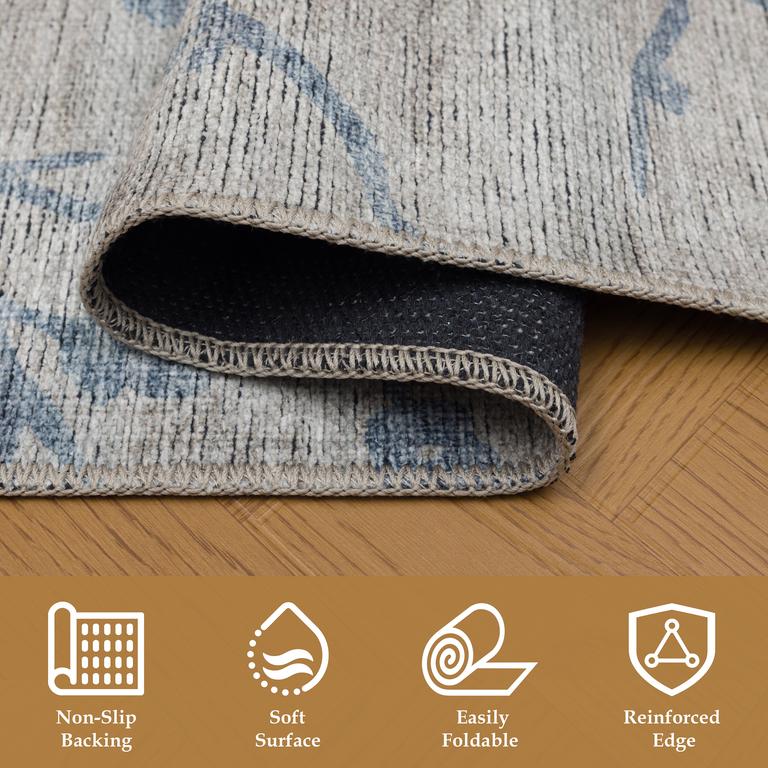 Script G25632 Beige/Blue - 200x290cm
