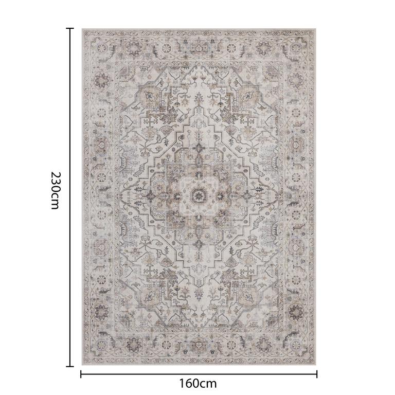 Flanel G4761 Light Beige/Grey - 80x150cm