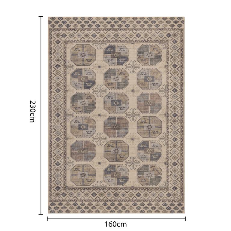 Mastic K25016 Beige/Grey - 200x290cm
