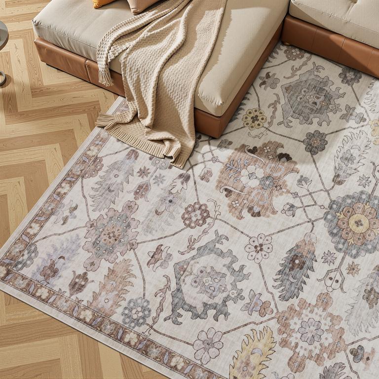 Flanel K25142 Multi Beige - 120x170cm
