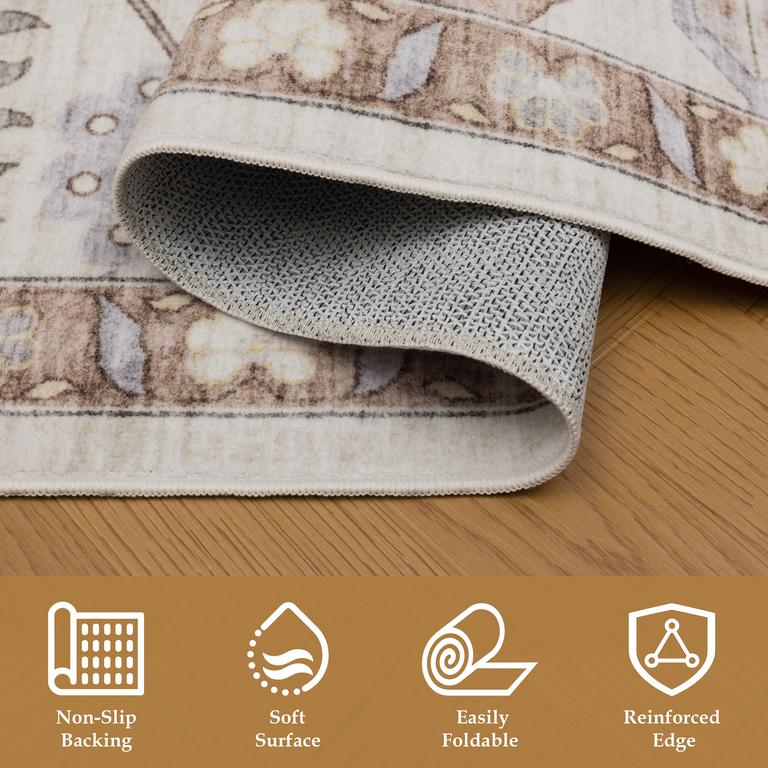 Flanel K25142 Multi Beige - 160x230cm