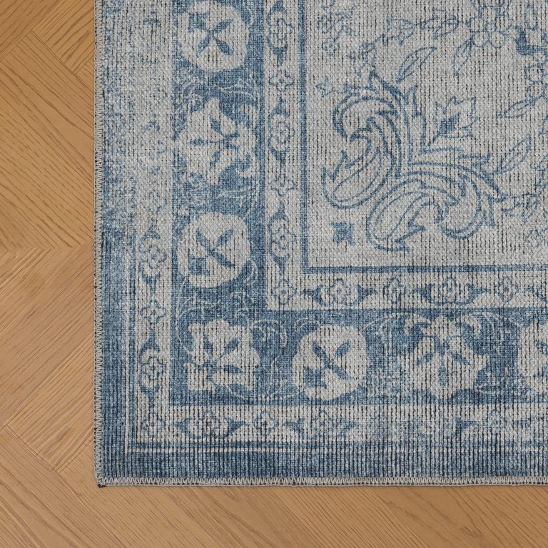Script K25621 Beige/Blue - 160x230cm