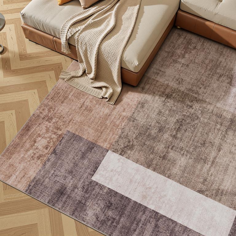 Flanel N192 Beige/ Brown - 120x170cm