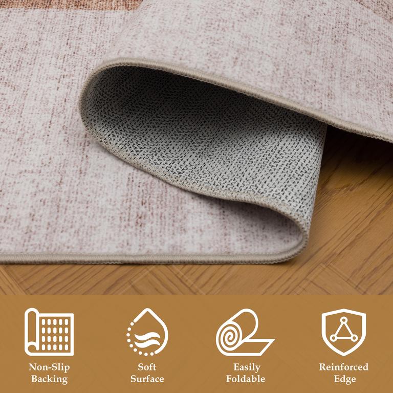 Flanel N192 Beige/ Brown - 120x170cm