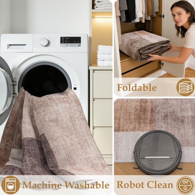 Flanel N192 Beige/ Brown - 200x290cm