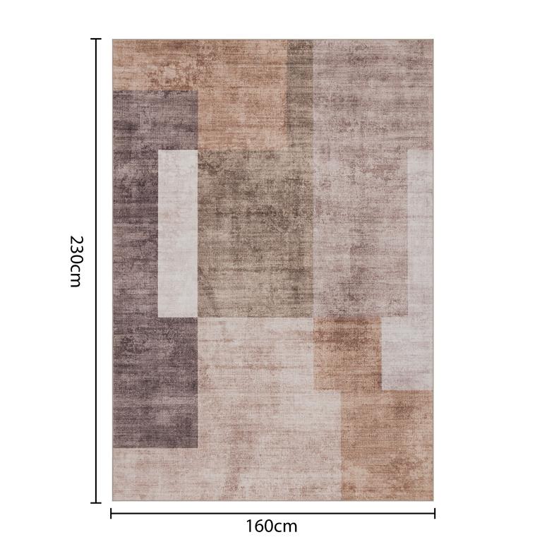 Flanel N192 Beige/ Brown - 120x170cm