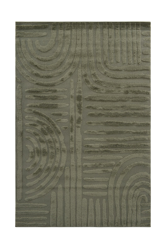 Sorella A2921A Green – Shaggymatta med 3D-struktur